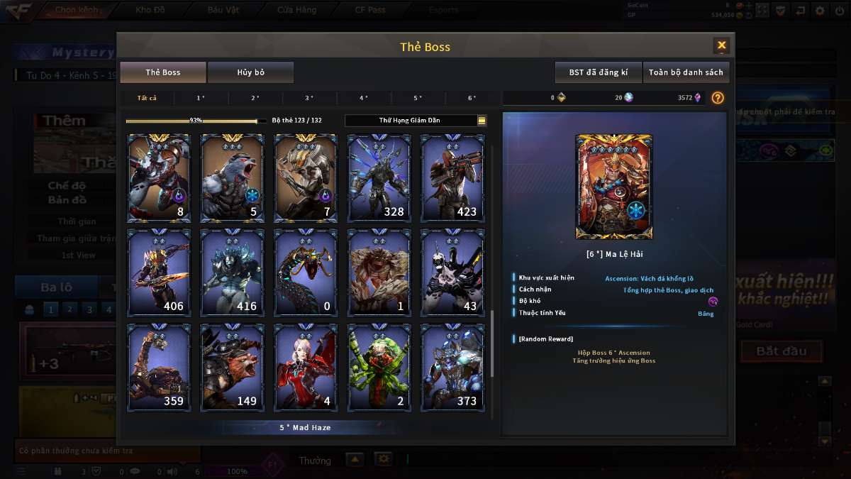 shop acc cf uy tin gia re